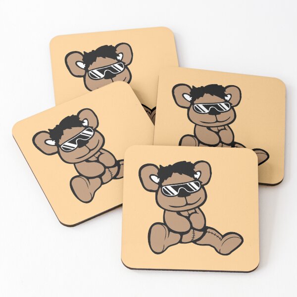 Item preview, Bear Cool Sunglasses Smile Happy Cute Teddy Toy designed and sold by shirt-o-mat.