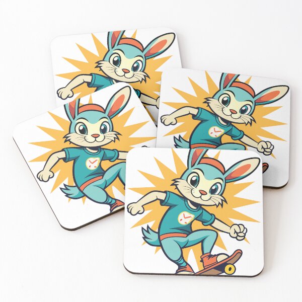 Item preview, Bunny Skater designed and sold by aspireelevate.