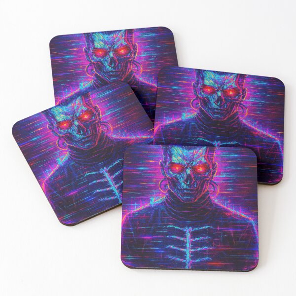 Item preview, STATIC – Reaper of the Neon Dead designed and sold by REIBER AI.