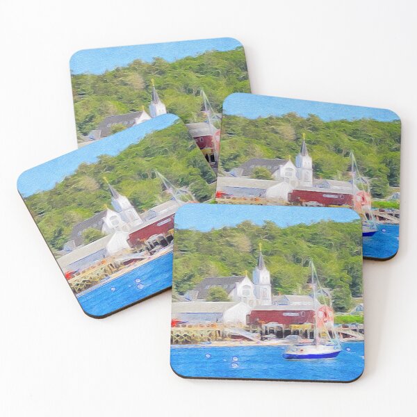 Item preview, Boothbay Harbor, Maine designed and sold by Art by Cathi.