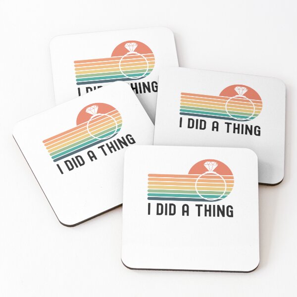 Item preview, I did a thing funny engaged announcement designed and sold by snowry.