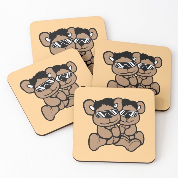 Item preview, 2 Bear Cool Sunglasses Team Happy Teddy Toy Friends designed and sold by shirt-o-mat.