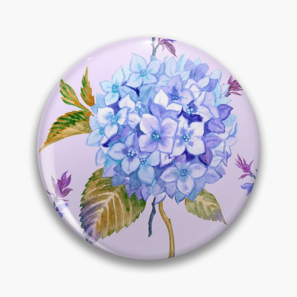 Item preview, Purple Hydrangea Flowers Painting, Purple Floral Painting  designed and sold by newburyboutique.