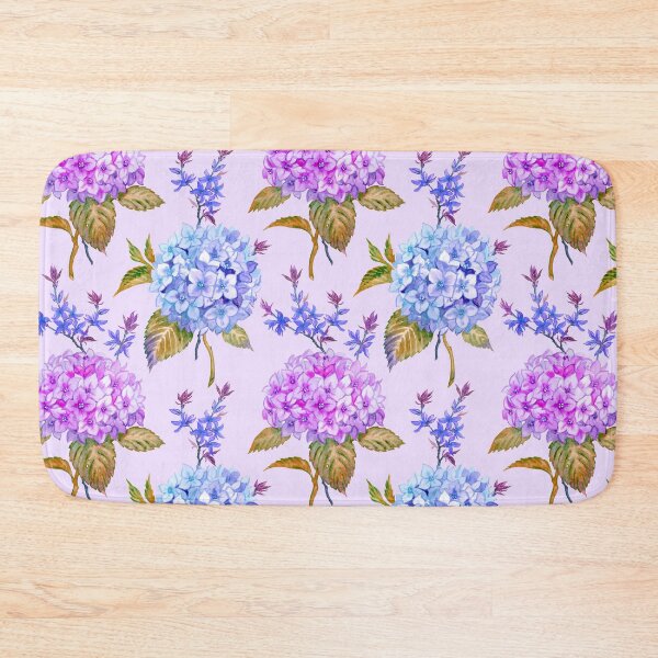 Item preview, Purple Hydrangea Flowers Painting, Purple Floral Painting  designed and sold by newburyboutique.