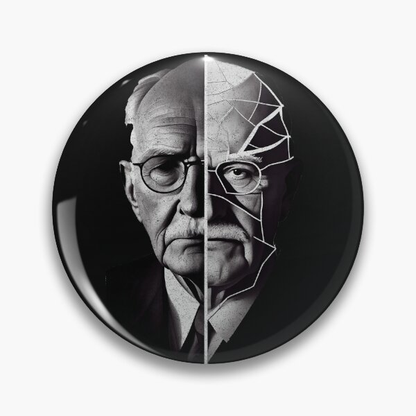 Item preview, Carl Jung Shadow Self Art | Analytical Psychology Art designed and sold by Mystikos Art.