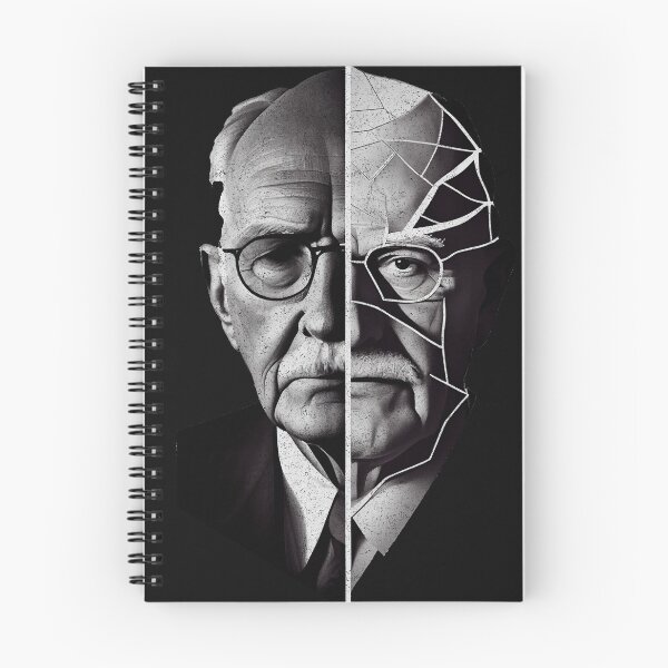 Item preview, Carl Jung Shadow Self Art | Analytical Psychology Art designed and sold by Mystikos Art.