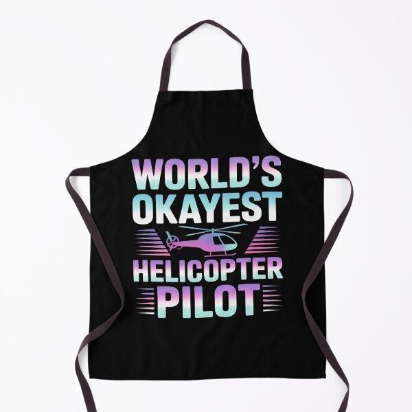 Item preview, World’s Okayest Helicopter Pilot, Funny Aviation Gift for Heli Pilots Classic T-Shirt  designed and sold by podlook.