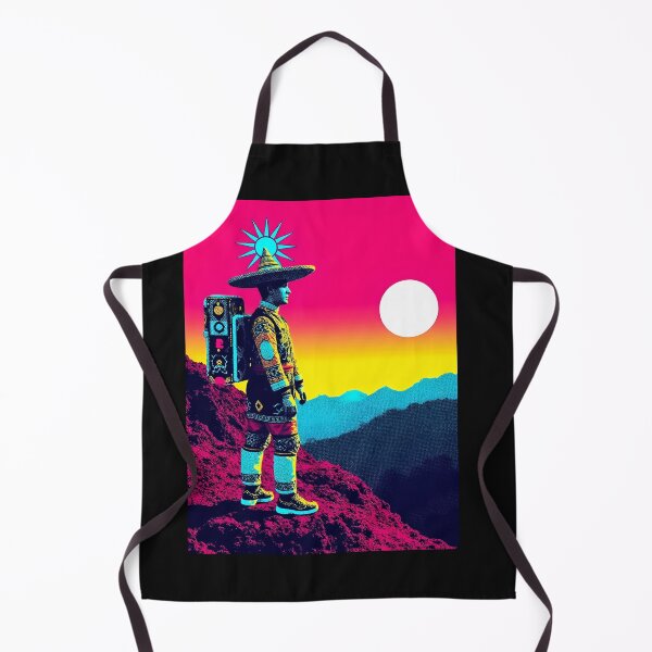 Item preview, Peruvian Andes Shaman Art | Vibrant Mountain Spiritual | Indigenous Healer designed and sold by Mystikos Art.