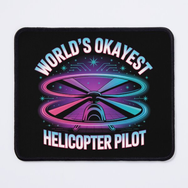 Item preview, World’s Okayest Helicopter Pilot, Funny Aviation Gift for Heli Pilots Classic T-Shirt designed and sold by podlook.