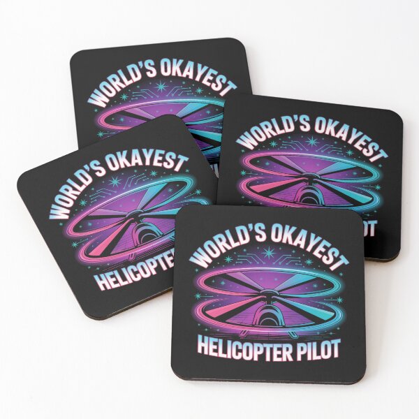 Item preview, World’s Okayest Helicopter Pilot, Funny Aviation Gift for Heli Pilots Classic T-Shirt  designed and sold by podlook.