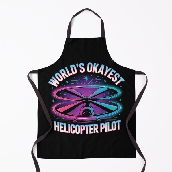 Item preview, World’s Okayest Helicopter Pilot, Funny Aviation Gift for Heli Pilots Classic T-Shirt  designed and sold by podlook.