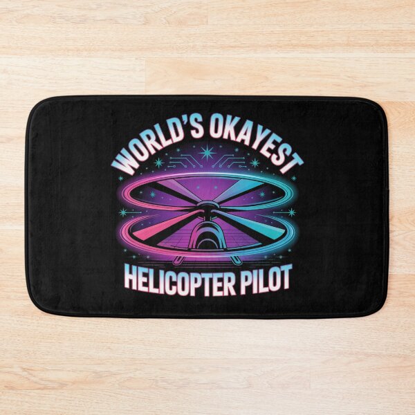 Item preview, World’s Okayest Helicopter Pilot, Funny Aviation Gift for Heli Pilots Classic T-Shirt  designed and sold by podlook.