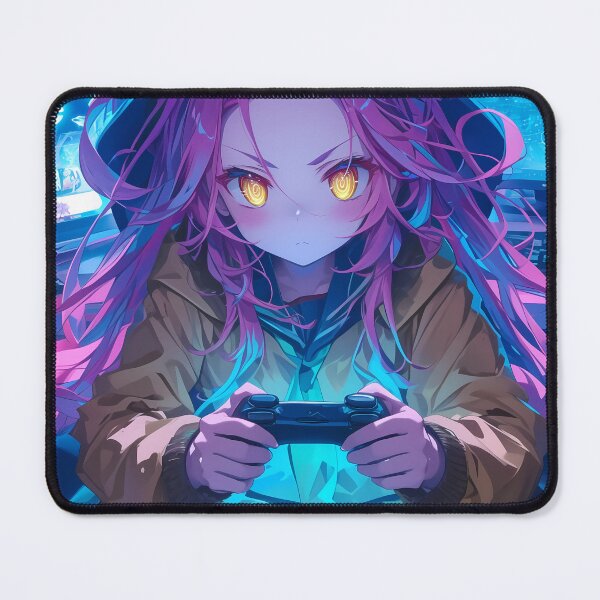 Item preview,  Schwi Dola No Game No Life Neon Cyber Strategy Gaming Focus Anime designed and sold by HumbertoValveno.
