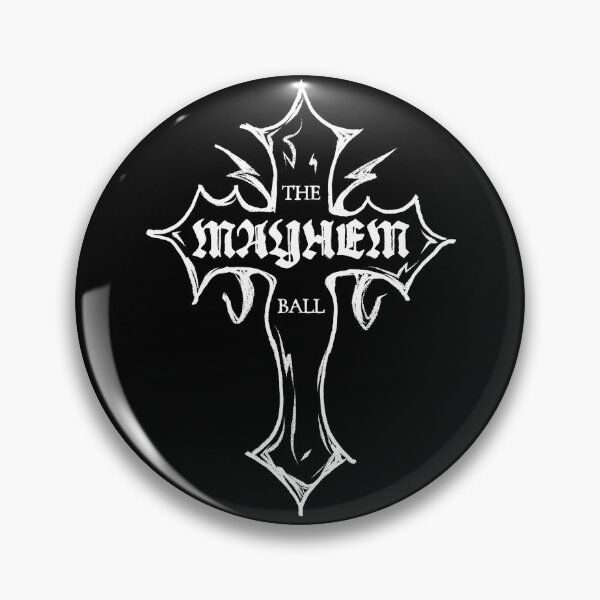Item preview, Lady Gaga - MAYHEM BALL Cross Logo (White) designed and sold by Positive | K4U.
