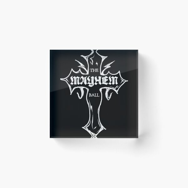 Item preview, Lady Gaga - MAYHEM BALL Cross Logo (White) designed and sold by Positive | K4U.