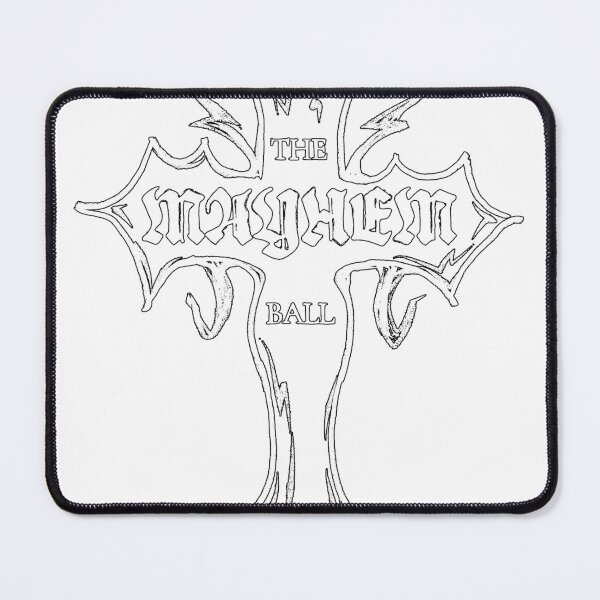Item preview, Lady Gaga - MAYHEM BALL Cross Logo (White) designed and sold by Positive | K4U.