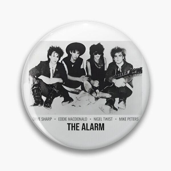 Item preview, The Alarm Band Vintage Black and White Art Poster designed and sold by JayceTucker89.