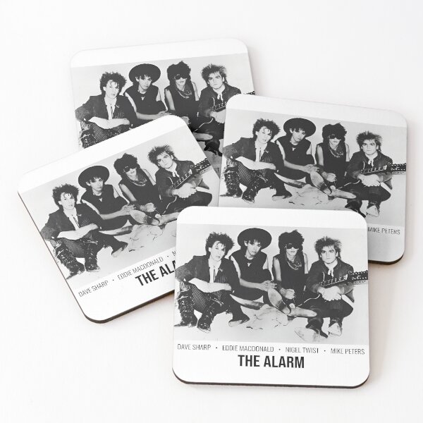 Item preview, The Alarm Band Vintage Black and White Art Poster designed and sold by JayceTucker89.