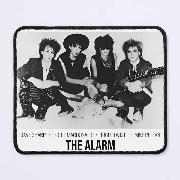 Item preview, The Alarm Band Vintage Black and White Art Poster designed and sold by JayceTucker89.