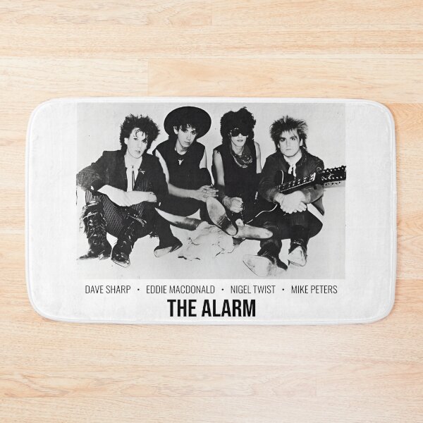 Item preview, The Alarm Band Vintage Black and White Art Poster designed and sold by JayceTucker89.