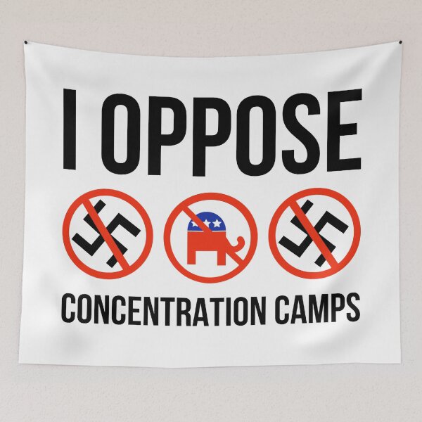 Item preview, I oppose concentration camps  designed and sold by Rachel the Artist .