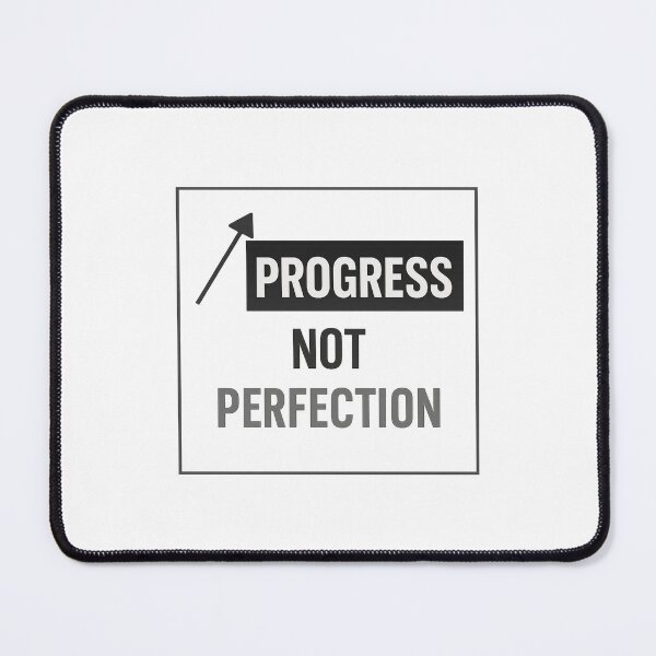 Item preview, Progress Not Perfection – Minimalist Motivational Quote Design designed and sold by LockedRoutine.