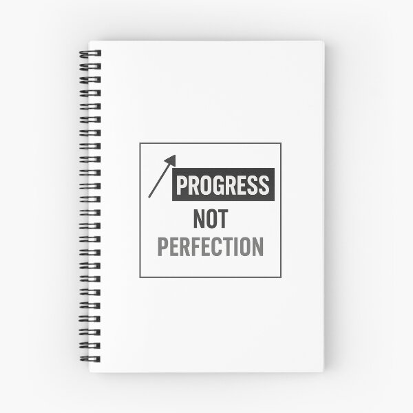 Item preview, Progress Not Perfection – Minimalist Motivational Quote Design designed and sold by LockedRoutine.