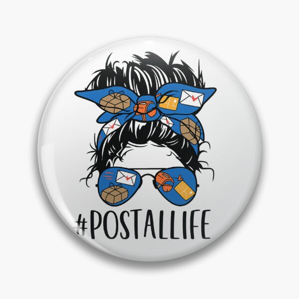 Item preview, Postal Life Messy Bun Sunglasses Design designed and sold by haitrieuic96.