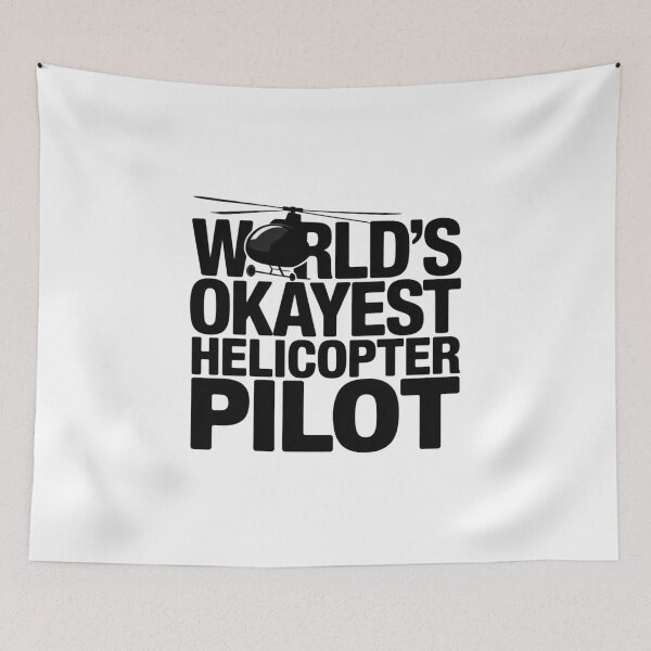 Item preview, World’s Okayest Helicopter Pilot Graphic Tee, Humorous Flying Crew Apparel Classic T-Shirt  designed and sold by podlook.