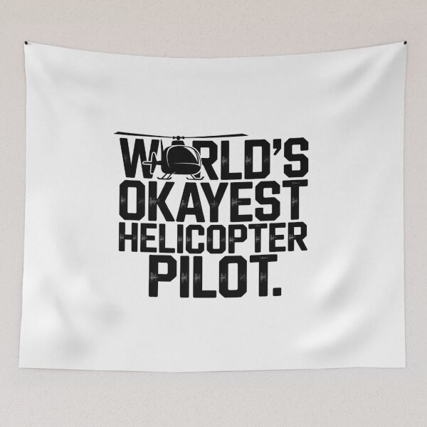 Item preview, World’s Okayest Helicopter Pilot Shirt – Unique Gift for Aviation Lovers Classic T-Shirt  designed and sold by podlook.