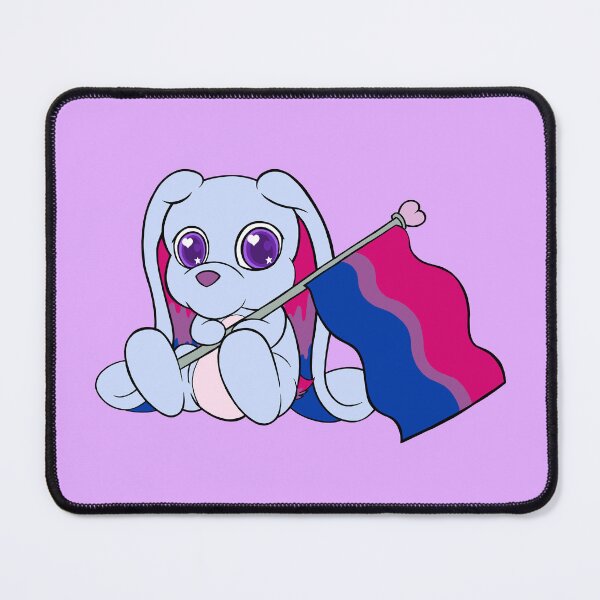 Item preview, Conejito Bi Orgulloso (Azul con Bandera) designed and sold by PinkSeraph.