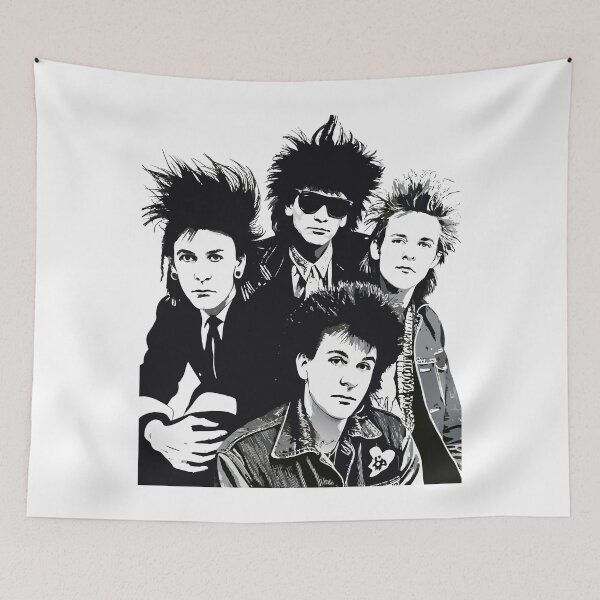 Item preview, The Alarm Inspired Punk Band Portrait in Black and White designed and sold by JayceTucker89.