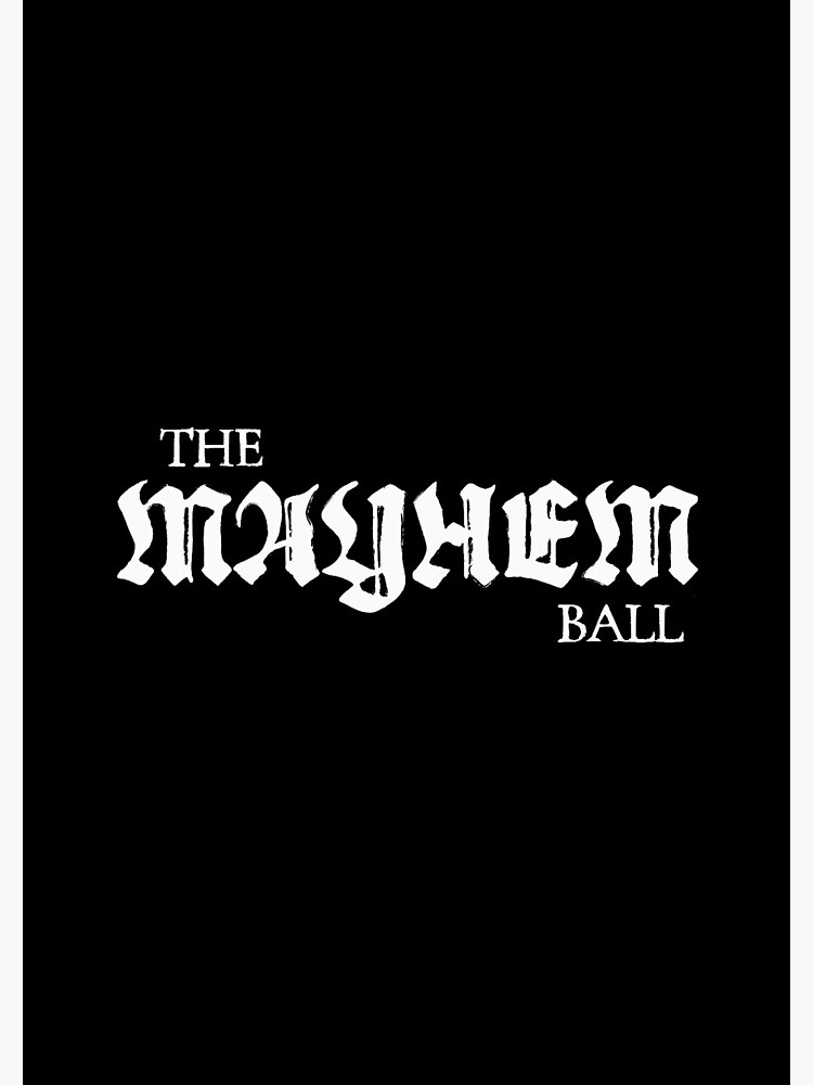Lady Gaga - MAYHEM BALL Logo V2 (White)