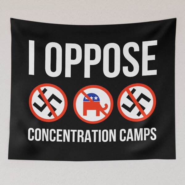 Item preview, I oppose concentration camps  designed and sold by Rachel the Artist .