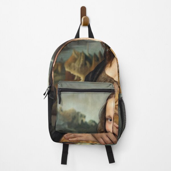 Item preview, Mona Lisa with Cat – Whimsical Renaissance Remix designed and sold by JayceTucker89.