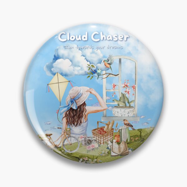 Item preview, Whimsical Cloud Chaser Watercolor designed and sold by Suketchi Suru! Store.