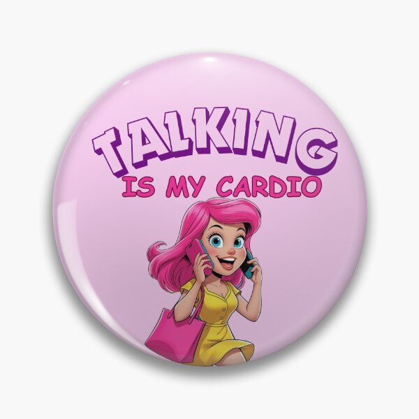 Item preview, Talking Is My Cardio designed and sold by BreakupCentral.