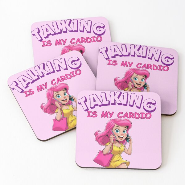 Item preview, Talking Is My Cardio designed and sold by BreakupCentral.