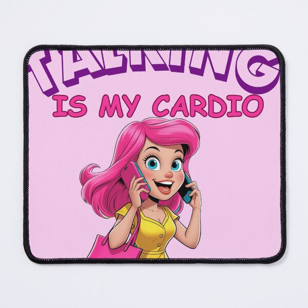 Item preview, Talking Is My Cardio designed and sold by BreakupCentral.