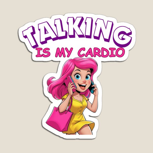 Item preview, Talking Is My Cardio designed and sold by BreakupCentral.