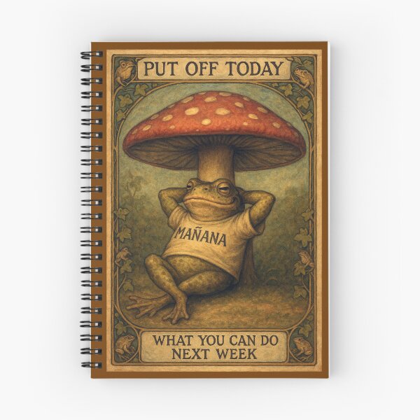 Item preview, Put Off Today What You Can Do Next Week: Manana Toad designed and sold by Tridentulus.
