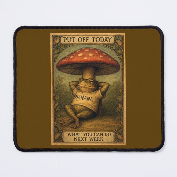 Item preview, Put Off Today What You Can Do Next Week: Manana Toad designed and sold by Tridentulus.