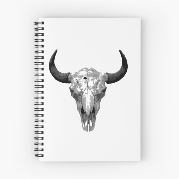 Item preview, Bison Skull  designed and sold by Wandering Brush Workshop.