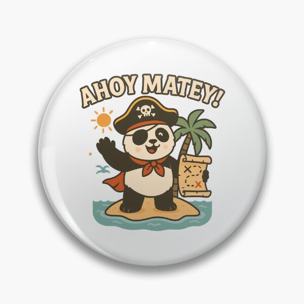 Item preview, Ahoy Matey Pirate Panda designed and sold by k3rstman1.