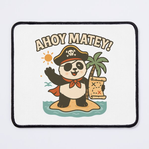 Item preview, Ahoy Matey Pirate Panda designed and sold by k3rstman1.