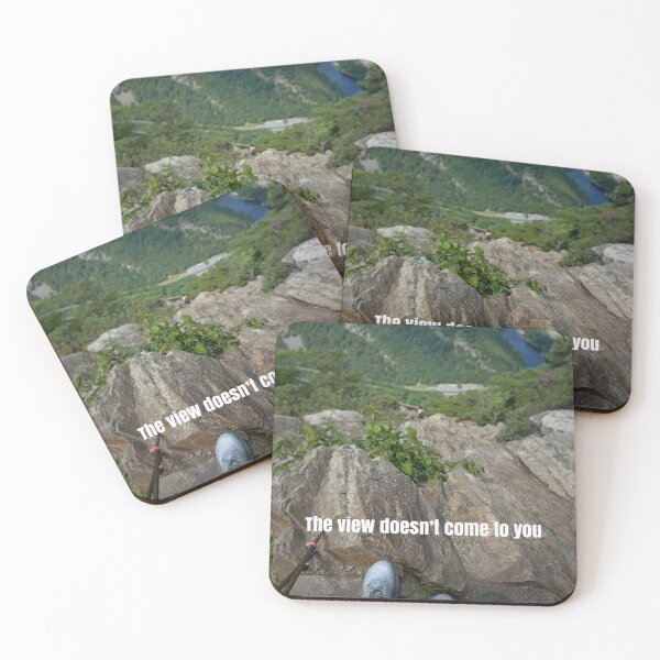 Item preview, The View Doesn’t Come to You – Hiking Motivation Photo designed and sold by Dynahgrl.