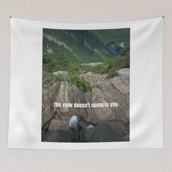 Item preview, The View Doesn’t Come to You – Hiking Motivation Photo designed and sold by Dynahgrl.