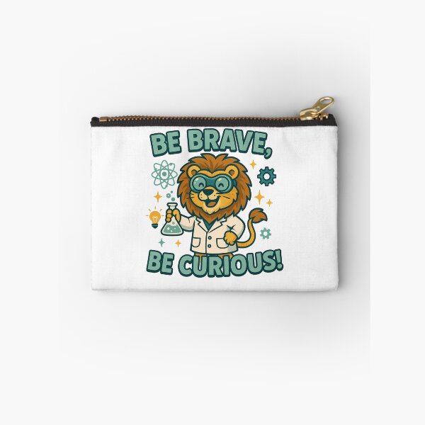 Item preview, Be Brave Be Curious Science Lion designed and sold by k3rstman1.