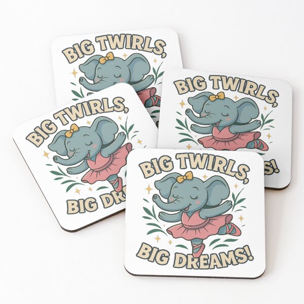 Item preview, Big Twirls and Dreams Balerina Elephant. designed and sold by k3rstman1.