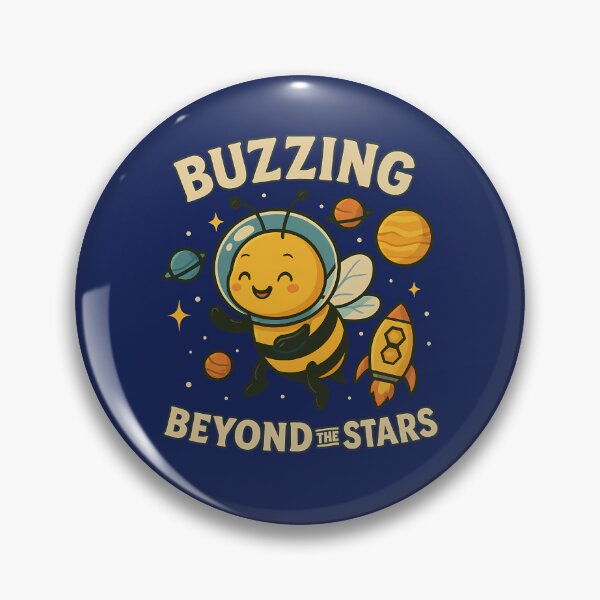 Item preview, Buzzing Beyond The Stars: Adorable Astronaut Bee Galactic Explorer designed and sold by k3rstman1.